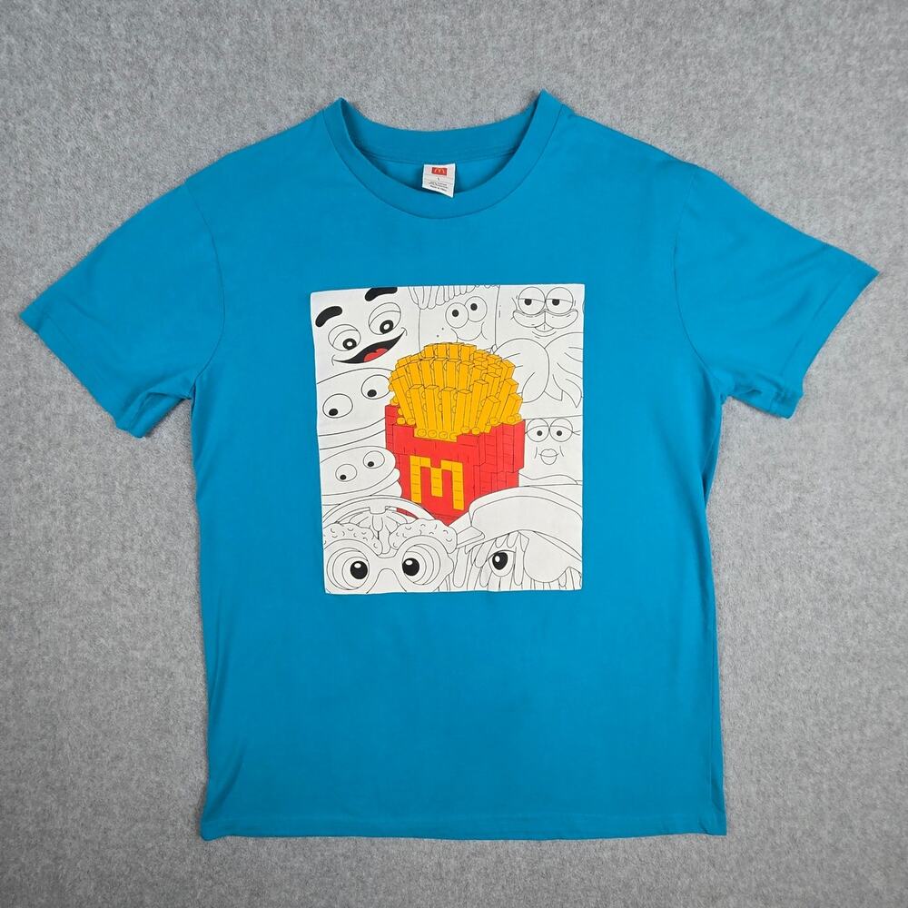 McDonald's Large Collector's Edition Blue Crew T-Shirt